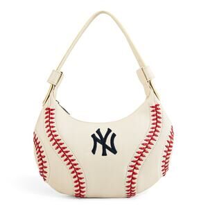 MLB New York Yankees Beige Hobo Bag/Shoulder Bag *NEW in Package*